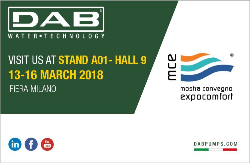 DAB at Mostra Convegno Expocomfort 2018